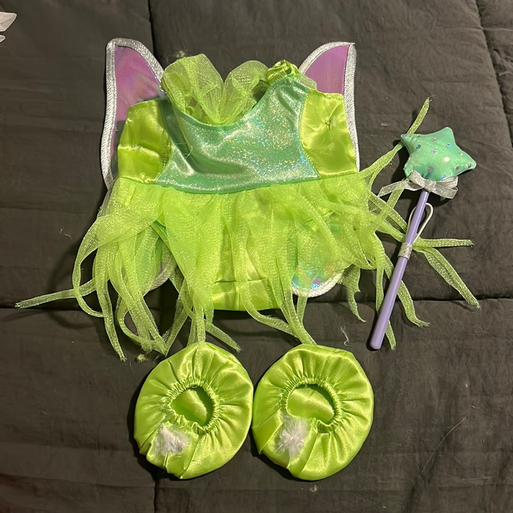 Build A Bear tinker bell outfit
